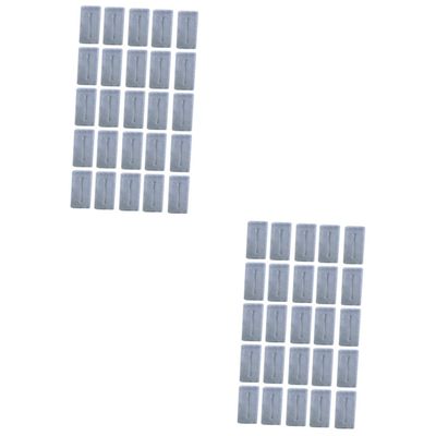 Beaupretty 50pcs Thermal Insulation Cotton Pads for Hair Perms Heat-Resistant Hairdressing Accessories Salon Supplies for Safe Styling and Damage Prevention
