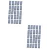 Beaupretty 50pcs Thermal Insulation Cotton Pads for Hair Perms Heat-Resistant Hairdressing Accessories Salon Supplies for Safe Styling and Damage Prevention view 1