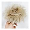 mifortune-e Hair Bun, Fluffy Synthetic Feather Hairpiece for Short Curly Hair Stylish Bun & Clip Accessory,for Daily Wear(White) view 3