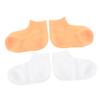 SOESFOUFU 2pairs Moisture Socks for Women Foot Scraper for Dry Cracked Feet for Overnight Relief view 1