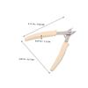 CTIRCHIU 2pcs Rhinestone Picker Nippers Nail Art Decorations Picker Rhinestone Removal Tool Nail Tools for Art Jewelry Removal Pliers Strong Cutting view 2
