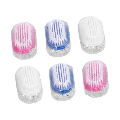 Beaupretty 6pcs Double-Sided Rubbing Brush for Dead Skin Removal and Pedicure Care Exfoliating Tools for Smooth Feet and Elimination