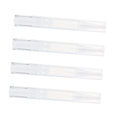 Healeved 4pcs Empty Lip Oil Pens Lip Gloss Tubes Concealer Applicators for Nails and Makeup Lightweight Design for Travel and Business Use