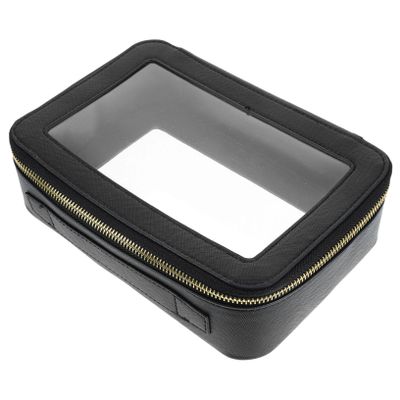 ABOOFAN Clear Travel Toiletry Bag Transparent Makeup Organizer Reusable Makeup Pouch with Zipper Lightweight Material for Cosmetics and Daily Essentials