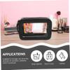 ABOOFAN Clear Travel Toiletry Bag Transparent Makeup Organizer Reusable Makeup Pouch with Zipper Lightweight Material for Cosmetics and Daily Essentials view 2