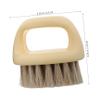 DEARMAMY 2pcs Nail Art Brush Cleaner Soft Bristles Fingernail Scrub Brush for Toes and Nails view 2