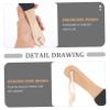 Healvian Foot Grinder Foot Pumices Heel Hard Dead Skin File Foot Remover Tool Foot Scraper Foot Filer Board Pedicure File Peel Hand Held Scrubber Pedicure Tools Foot Care view 4