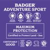 Badger SPF 50 Mineral Sunscreen and Bug Spray view 3