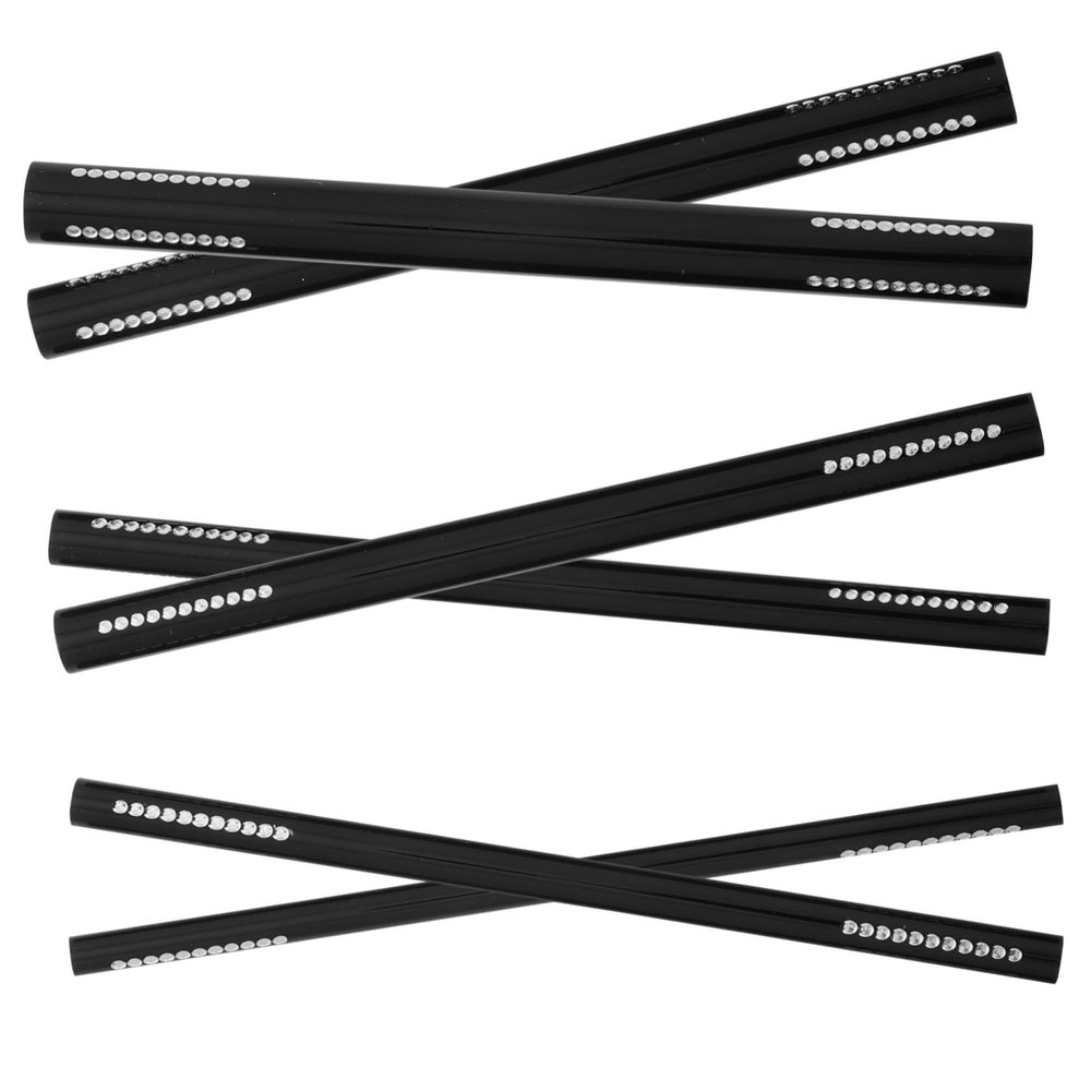 DEARMAMY 6pcs Essential Manicure Kit Nail Art Setting Stick Cuticle Pusher Nail Wand Cuticle Tools