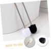 PACKOVE 6pcs Brush Attachment for Drill Replacement Brush Heads Plastic Toilet Bowl Cleaner Easy Cleaning Tool for Home view 3
