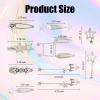 12PCS Y2K Star Hair Clips Metal Punk Hair Barrettes Kawaii 2000s Hair Snap Clips 10 Styles Silver Pentagram Hair Accessories for Women view 3