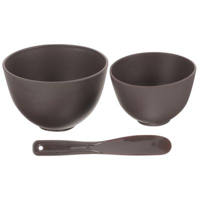 Healeved Wax Melting Bowl Stick for Face Mask Silicone Mask Mixing Bowl Hair Removal Tool Supplies