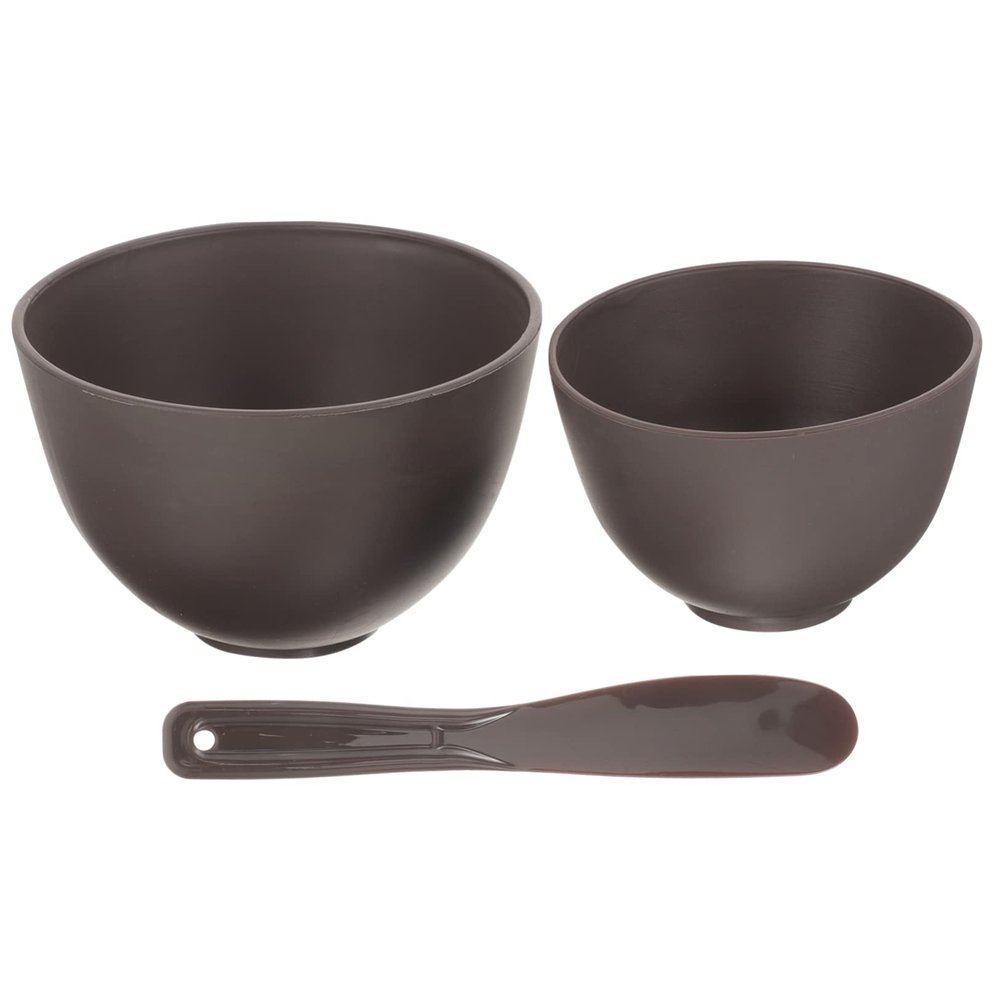 Healeved Wax Melting Bowl Stick for Face Mask Silicone Mask Mixing Bowl Hair Removal Tool Supplies