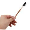 CALLARON Ergonomic Wooden Handle Metal Eyelash Comb Brow Brush Lash Separator Tool Makeup Grooming for Women view 3