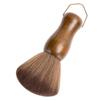 HONMEET Barber Brush Cleaning Brush Dusters Detangler Barbers Hair Removal Color Detangle Hair Scalp Neck Duster Brush - Bristle Mason Curly for Shave Brush Men Shaving Wood view 1
