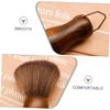 HONMEET Barber Brush Cleaning Brush Dusters Detangler Barbers Hair Removal Color Detangle Hair Scalp Neck Duster Brush - Bristle Mason Curly for Shave Brush Men Shaving Wood view 4