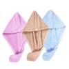Beaupretty 3pcs Fast Drying Hair Towel Wrap Super Absorbent Microfiber Hair Wraps for Quick Drying for Gym Travel and Home Use Camel view 1