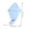 Beaupretty 3pcs Fast Drying Hair Towel Wrap Super Absorbent Microfiber Hair Wraps for Quick Drying for Gym Travel and Home Use Camel view 4