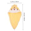 DEARMAMY Cartoon Tiger Coral Fleece Hair Drying Hat for Women Super Absorbent Quick Drying Cap Bath Head Wrap Towel for Wet Hair view 2