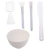 DEARMAMY Facial Mask Stir Stick Silicone Bowl Set Diy Mask Mixing Bowl Esthetician Tool for Clean Application Versatile Beauty Supplies view 1