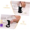 DEARMAMY 2pcs Beard Grooming Kit Shaving Brush Holder Stand Barbershop Accessory Men's Grooming Tool Plastic Holder view 3