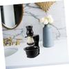 DEARMAMY 3pcs Men's Grooming and Shaving Stand Razor Brush Holder Base and Space-saving view 4