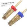 Beaupretty 2pcs Nail Drill Bits Professional Nail Drill Bits for Acrylic Manicure Head for view 4