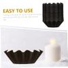 Alipis 50pcs High-Temperature Resistant Wax Melt Warmer Liners Leakproof Wax Tray for Candle and Home view 4
