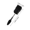 Ipetboom Manicure Grinding Tool Nail File Bits for Sanding Nail Art Corn Shape for Gel Applications Portable for Travel view 2