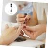 Ipetboom Manicure Grinding Tool Nail File Bits for Sanding Nail Art Corn Shape for Gel Applications Portable for Travel view 4