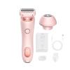 fxwtich Women Electric Shaver LED Display 2 in 1 Wet & Dry USB Rechargeable Waterproof Portable Face Body Bikini Area Arm Leg Hair Removal Epilator Razor Trimmer Painless Hair Removal Removable Head view 1