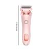 fxwtich Women Electric Shaver LED Display 2 in 1 Wet & Dry USB Rechargeable Waterproof Portable Face Body Bikini Area Arm Leg Hair Removal Epilator Razor Trimmer Painless Hair Removal Removable Head view 2