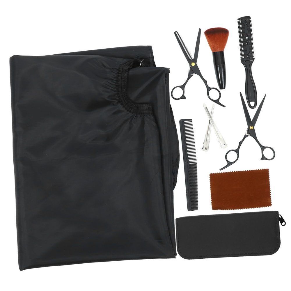 SKISUNO 1set Professional Hair Cutting Scissors Barber Tools for Seamless Trimming and Styling Ergonomic Hair Types and Styles