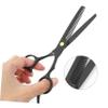 SKISUNO 1set Professional Hair Cutting Scissors Barber Tools for Seamless Trimming and Styling Ergonomic Hair Types and Styles view 3