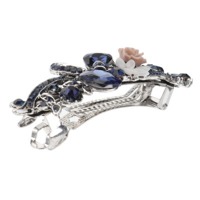 VICASKY Gems Hair Clip for Women Girls Temperament Spring Hair Barrette Crystal Hairpin