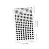 ARTIBETTER 10pcs Self-Adhesive Rhinestone Stickers for Makeup for Festivals Parties and Rave Events Versatile Eye and Nail Decor view 2