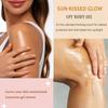 Body Glow Oil, SPF45 Sunscreen Body Oil Shimmer Moisturizing with Coconut Oil for Dry Skin Nourishing Glowing Skin Care Body Shimmer Oils for Women,Lightweight, Non-Greasy view 3