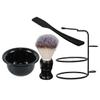 Beaupretty Manual Razor Hairdresser's Tool Portable Shaving Brush Set Shaving Foaming Bowl Men Beard Kit view 1
