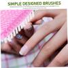 Beaupretty 5pcs Nail Brush Cleaner for Nail Dust Removal Portable Pedicure Brush for and Comfortable Cleaning Tool for Home and Travel view 4
