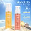 firstfly Sunscreen Body Oil SPF45 Body Moisturizer Oil Serum with Coconut Oil for Dry Skin Nourishing Glowing Skin Care Body Shimmer Oils for Women,Lightweight, Non-Greasy view 2
