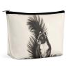QMNBTES Skunk Travel Makeup Bag Large Toiletry Bag for Women Waterproof Cosmetic Bags for Purse Portable Makeup Organizer Bags Cute Zipper Pouch Cosmetic Pouch Funny Travel Makeupbag view 1