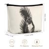 QMNBTES Skunk Travel Makeup Bag Large Toiletry Bag for Women Waterproof Cosmetic Bags for Purse Portable Makeup Organizer Bags Cute Zipper Pouch Cosmetic Pouch Funny Travel Makeupbag view 2