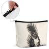 QMNBTES Skunk Travel Makeup Bag Large Toiletry Bag for Women Waterproof Cosmetic Bags for Purse Portable Makeup Organizer Bags Cute Zipper Pouch Cosmetic Pouch Funny Travel Makeupbag view 4