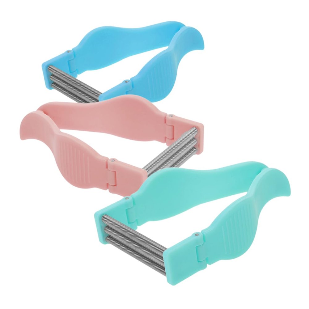CALLARON 3pcs Facial Hair Remover for Women Manual Face Epilator Tool and Portable Hair Removal for Cheeks Lips Chin Easy to Carry Design