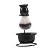 DEARMAMY Men's First Shaving Kit Shaving Brush Bowl Set Stand Gentle Nylon Bristles Travel-friendly Kit for Boys view 1