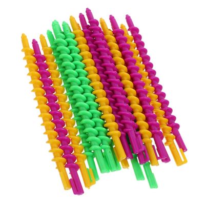 CALLARON 40pcs Spiral Hair Perm Rods for Creative Curling Versatile Styling Tool for Hair for Barbers and Home Use Design