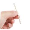 Cabilock 100pcs Cotton Swabs Wooden Handles Dual-Tipped Multi-use Swabs for Makeup Ear Cleaning and Safety Gentle Material for Versatile Cleaning Tasks view 3
