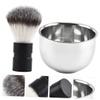 Beaupretty 2pcs Manscape Kit Men Shaving Brush Bowl Hair Shaving Tool Beard Grooming Kit view 4