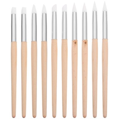 10pcs Dial Cleaning Stick Nail Tools for Nail Art Nail Art Tools Manicure Tools Professional Watch Cleaning Cloth Cleaning Brush Pen Portable Watch Dial Cleaner