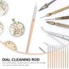 10pcs Dial Cleaning Stick Nail Tools for Nail Art Nail Art Tools Manicure Tools Professional Watch Cleaning Cloth Cleaning Brush Pen Portable Watch Dial Cleaner view 2